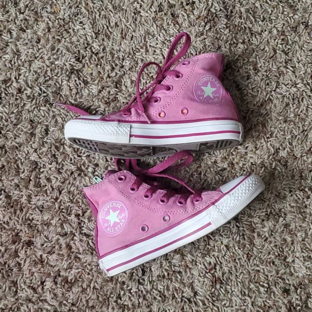 Converse girls shoes pink 11